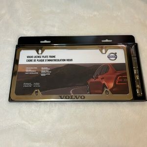 Volvo license plate frame